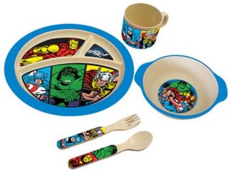 Marvel Comics Bamboo Mealtime Set