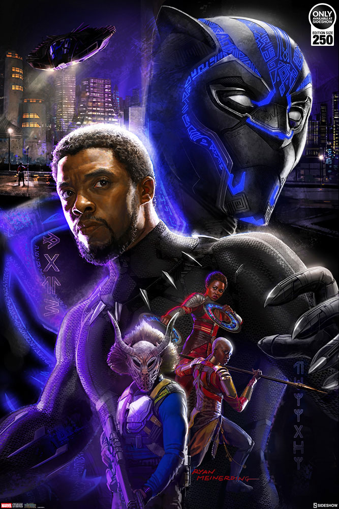 Marvel Comics Black Panther Movie Print