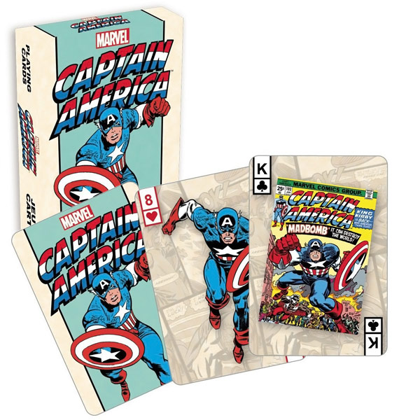 Marvel Comics Captain America Playing Card Game