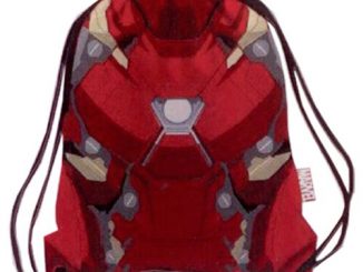 Marvel Comics Civil War Armor Iron Man Drawstring Cinch Backpack