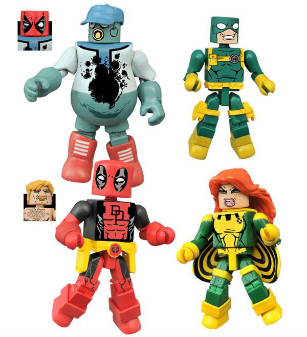 Marvel Comics Minimates Series 65 Deadpool Set