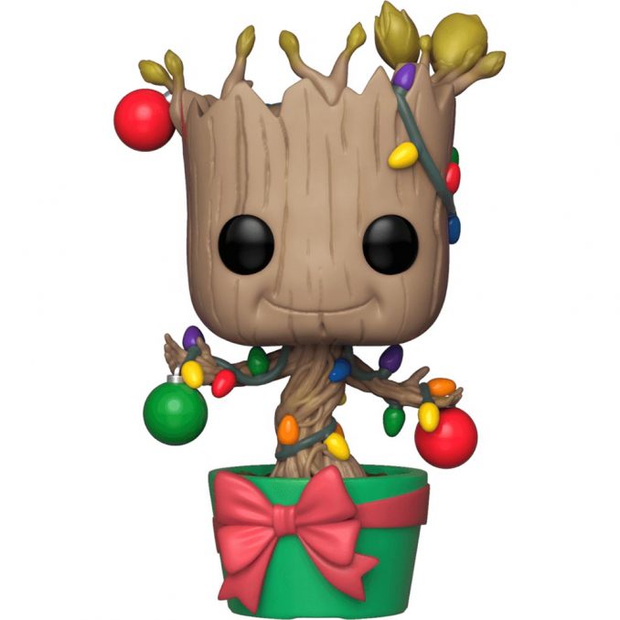 Funko Pop! Marvel Holiday Groot with Lights Figure