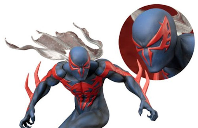 Kotobukiya Marvel Now! Spider-Man 2099 ARTFX+ Statua Action Figure, 13 Cm - Import Giapponese, Collezione - 2