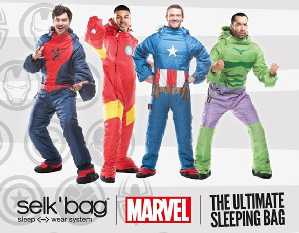 Marvel Superhero Wearable Sleeping Bags