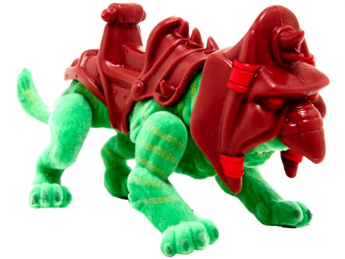 Masters Of The Universe Action Vinyls Flocked Battle Cat