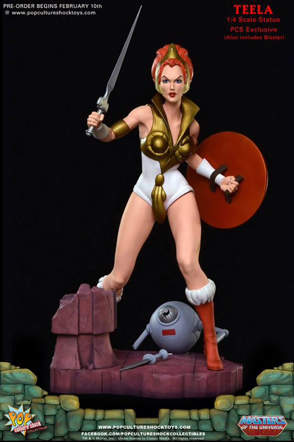 Masters of the Universe Teela PCS Exclusive Edition Statue