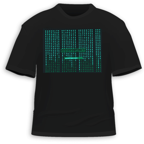 Matrix Light Up LED T-Shirt