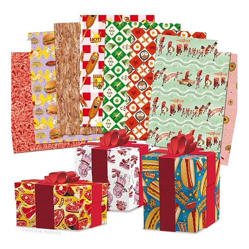 Meat Parade Wrapping Paper Gift Wrap