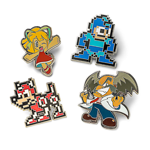 Mega Man Collectible Enamel Pin Sets