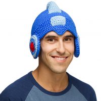 Mega Man Crochet Hat