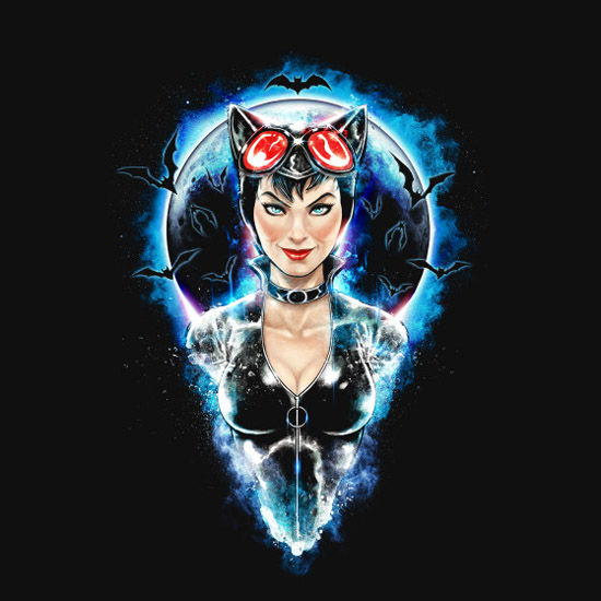 Meow at the Moon Catwoman Shirt