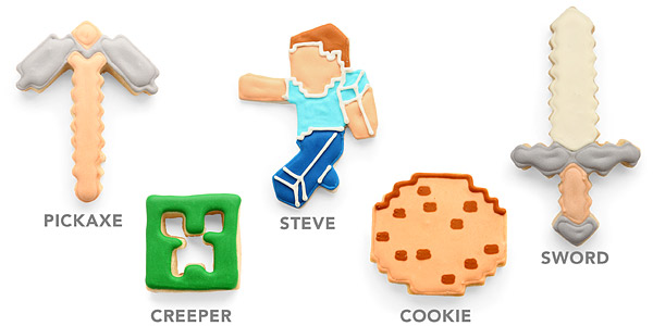 Minecraft Cookie Cutters