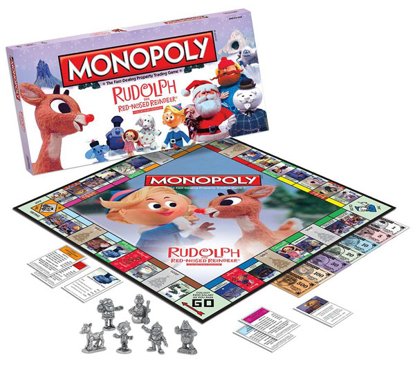 Monopoly Rudolph the Red Nosed Reindeer Collectors Edition