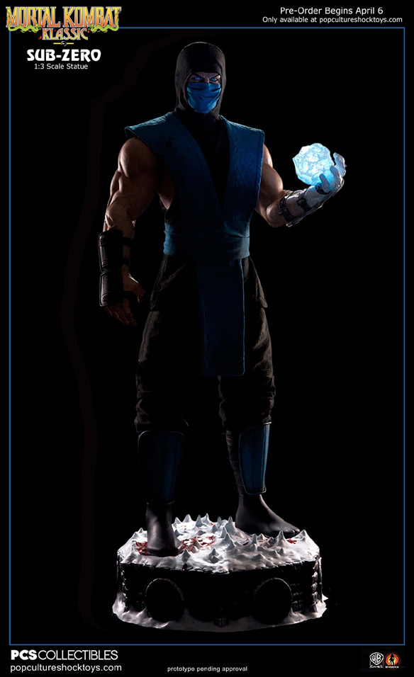 Mortal Kombat Klassic Sub-Zero Statue med