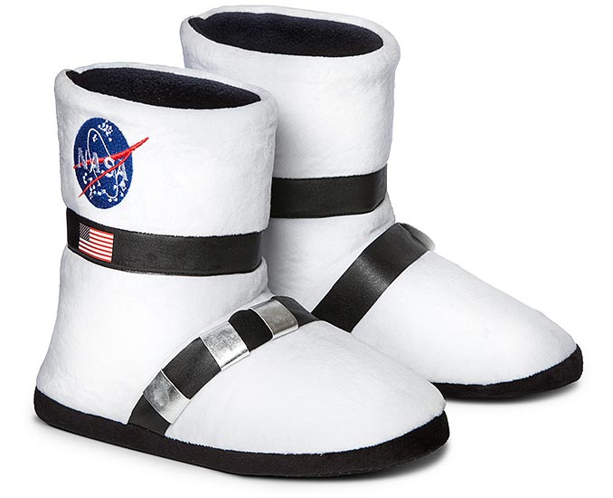 NASA Astronaut Boot Plush Slippers