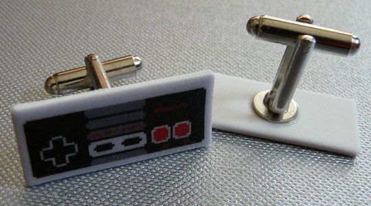 NES Controller Cufflinks Boxed