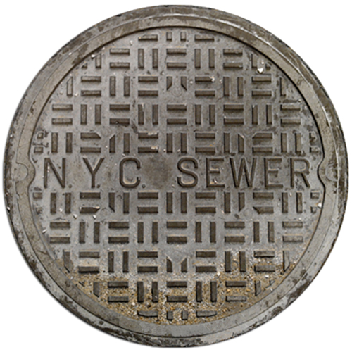 NYC Sewer Cover Doormat