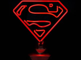 Neon Superman Sign