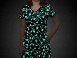 Neurons Glow-in-the-Dark Dress