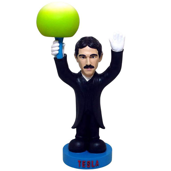 Nikola Tesla Oddbobbles Bobblehead Figure Statue