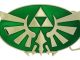 Nintendo Legend of Zelda Green Gold Triforce Belt Buckle