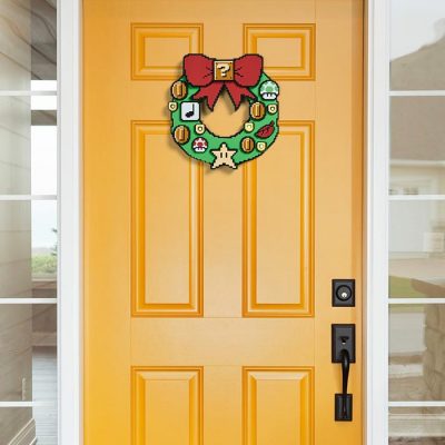 Nintendo Super Mario Light-Up Christmas Wreath