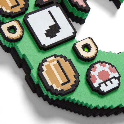 Nintendo Super Mario Light Up Wreath Detail