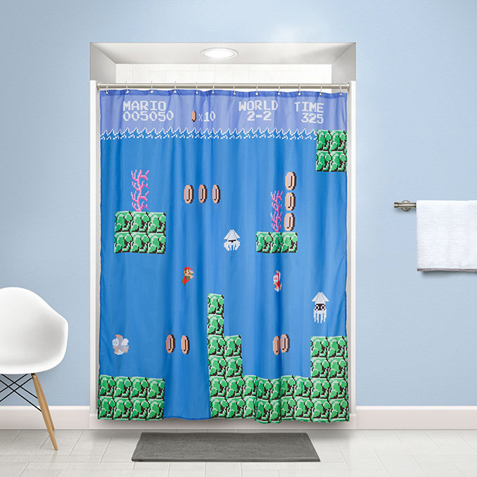 Nintendo Super Mario Shower Curtain
