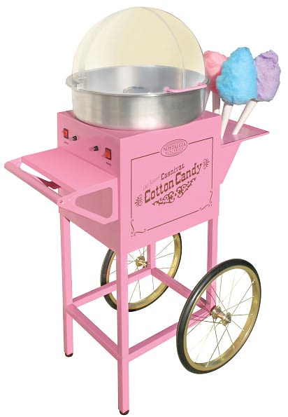 Nostalgia Electrics CCM-600 Vintage Collection Old Fashioned Cotton Candy Cart