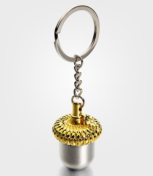 Nut Case Storage Keychain