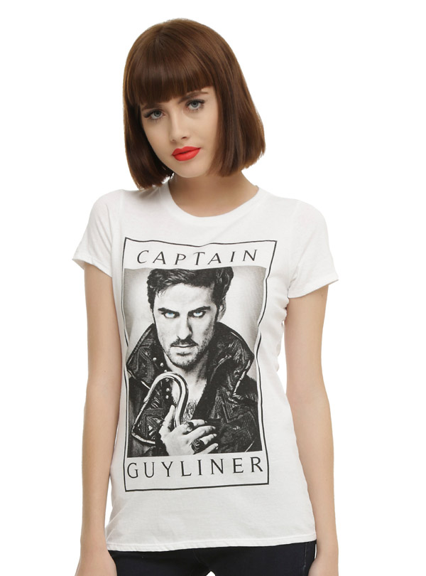 Once Upon A Time Captain Guyliner Girls T-Shirt