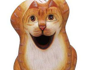 Opened Mouth Cat Birdhouse
