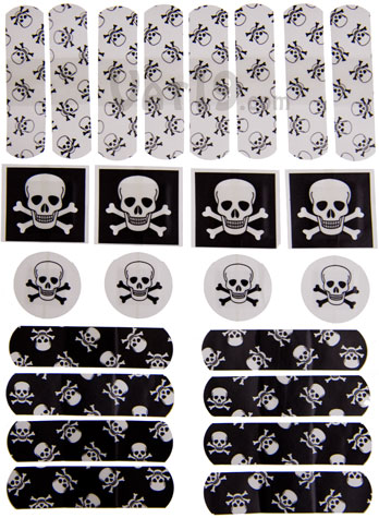Ouch! Skulls and Bones Bandages