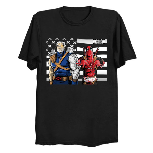 Outkast Stankonia Shirt Mashup with Deadpool and Cable