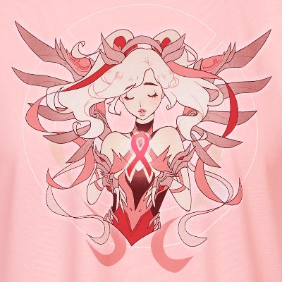 Overwatch Pink Mercy Charity Shirt