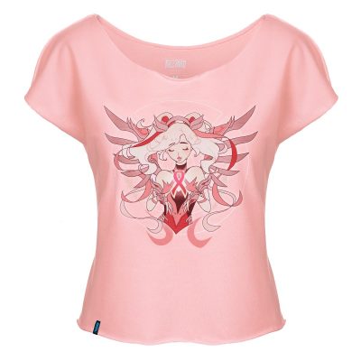 Overwatch Pink Mercy Charity Womens Shirt