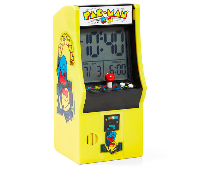 NEW PACMAN ARCADE ALARM CLOCK by Paladone Products PAC-MAN 