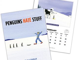 Penguins Hate Stuff 2015 Wall Calendar