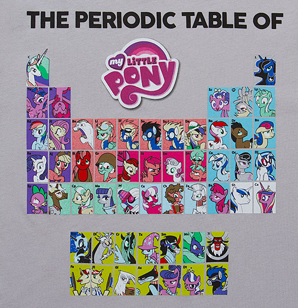 Periodic Ponies Ladies Tee