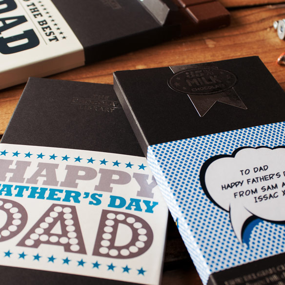 Personalized Fathers Day Chocolate Bar