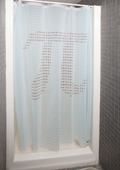 Pi Shower Curtain