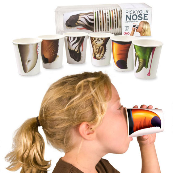 Pick Your Nose Party Animal Cups