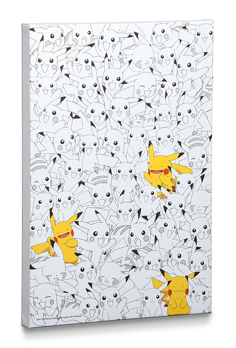 Pikachu Finding Ditto Canvas Wall Art