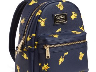 Pikachu Saffiano Vegan Leather Backpack