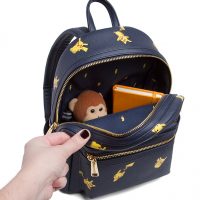 Pikachu Saffiano Vegan Leather Backpack
