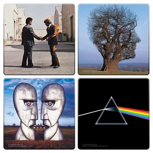 Pink Floyd Album Cover Coaster 4-Pack