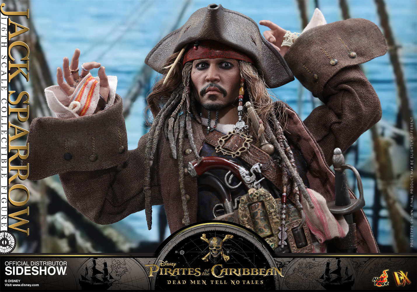Pirates Of The Caribbean Dead Men Tell No Tales Jack Sparrow Sixth 