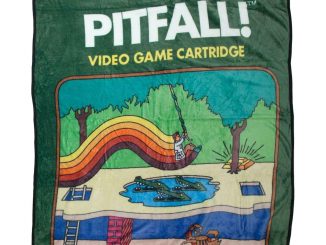 Pitfall Atari Cartridge Throw Blanket