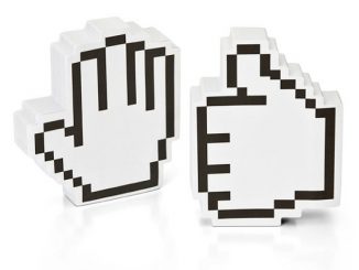 Pixelated Hand Sticky Note Pads