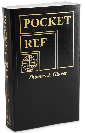 Pocket Ref book 4th Edition